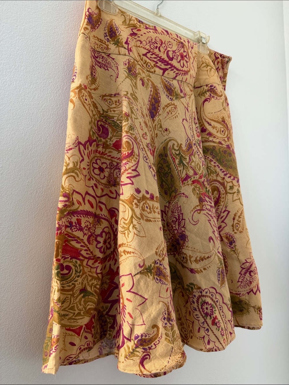 Lauren Ralph Lauren Paisley A-Line Skirt